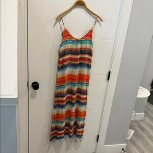 Xhilaration Multicolor Boho Maxi Dress size medium